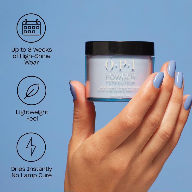 OPI Powder Perfection Bathtime Bubbly | Opaque Soft Warm Pink Crème Nail Dipping Powder | Acrylic Alternative | 1.5 oz | The New OPIcons Collection | Spring 2026