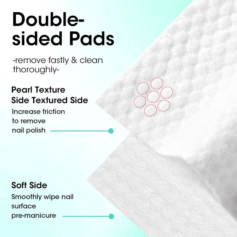Gellen Nail Polish Remover Pads, 50 Pack Bulk Set Large Acetone Gel Nail Polish Remover, Quick & Effective Gel & Fingernail Polish Removal, Travel Size Individually Wrapped Wet Wipes for Home & Salon