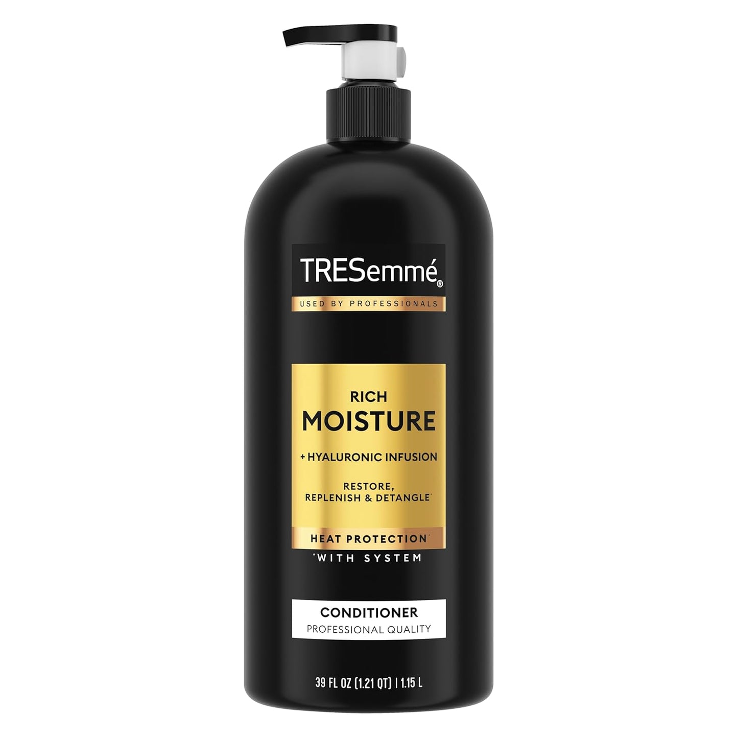 TRESemmé Rich Moisture Conditioner - Hydrating Formula for Dry Hair | 39 Fl Oz with Pump