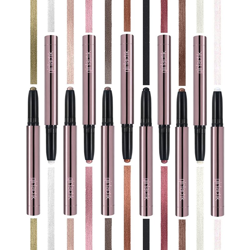 Girlactik Shadow Stick – Long-Wearing Cream Eyeshadow Stick, Blendable & Smudge-Resistant Eye Makeup – Vegan, Cruelty-Free, Easy One-Swipe Application (Satini)