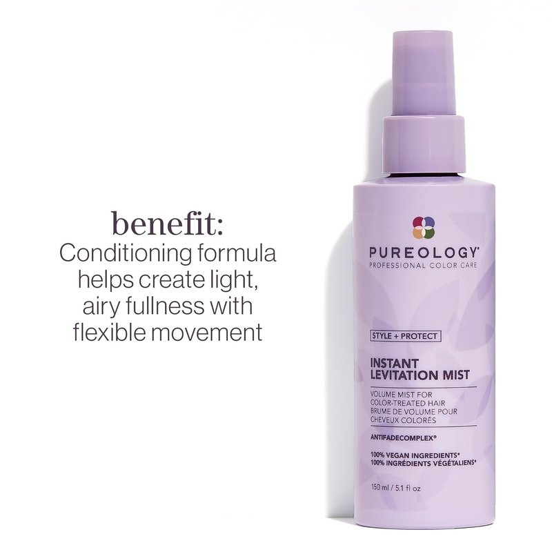 Pureology Style + Protect Instant Levitation Mist - Volumizing Spray for Fine, Color-Treated Hair | Sulfate-Free & Vegan