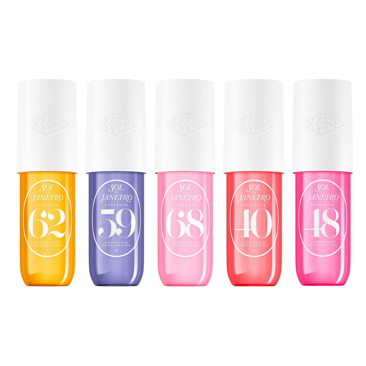 Sol de Janeiro Hair & Body Perfume Mist Bundle | Includes 5 90ml Cheirosa Fragrances | Cheirosa 62, 59, 68, 40, 48