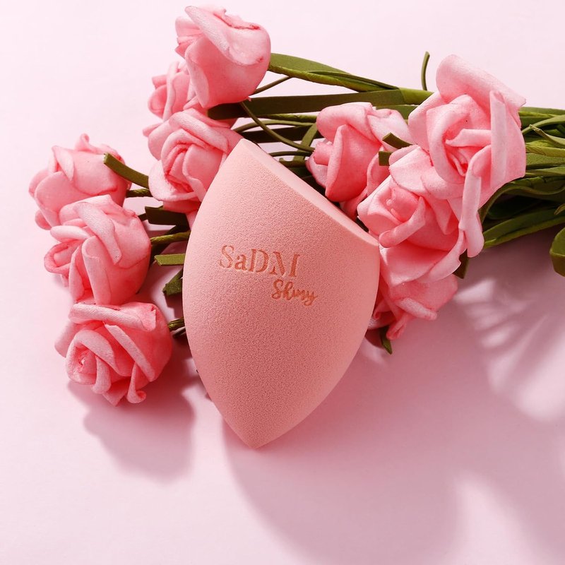 Makeup Blender Sponge - Streak-Free Applicator for Liquid & Cream Foundation | Washable, Latex-Free, Ideal for Dry & Wet Use