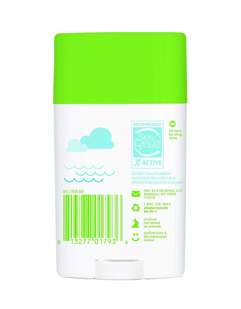 Babyganics SPF 50 Kids Sunscreen Stick - UVA/UVB Protection, Water & Sweat Resistant | 1.6oz (Pack of 2)