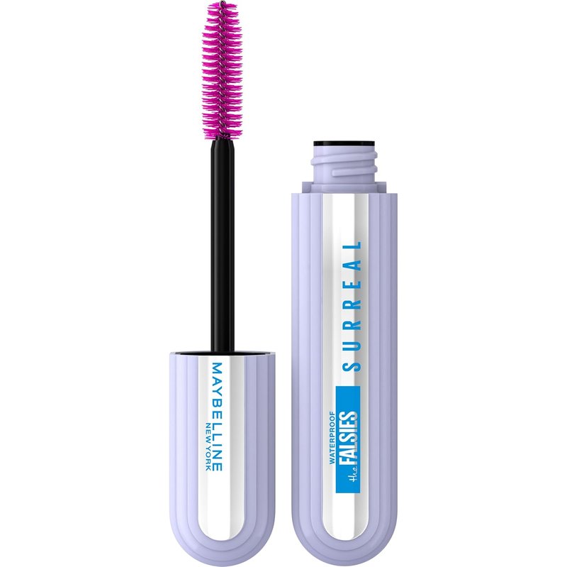Maybelline The Falsies Surreal Extensions Waterproof Mascara - Volumizing & Lengthening, Very Black, 0.32 oz