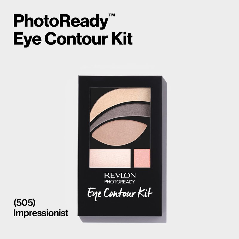 Revlon Eyeshadow Paette, PhotoReady Eye Makeup, Creamy Pigmented in Blendable Matte & Shimmer Finishes 505 Impressionist, 0.01 Oz