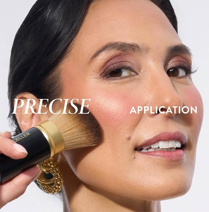 Laura Geller New York Makeup Brushes - Cruelty-Free Retractable Angled Kabuki Brush