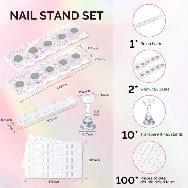 MelodySusie Update Nail Stand for Press Ons