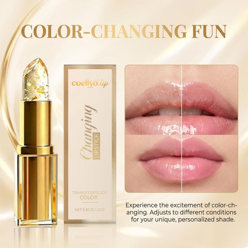 Ph Adjusting Lipstick, Transferproof Color Changing Lipsticks for Women, Color Changing Lipstick, Women Long Lasting Warm Change Waterproof Shine Lip(1pcs)