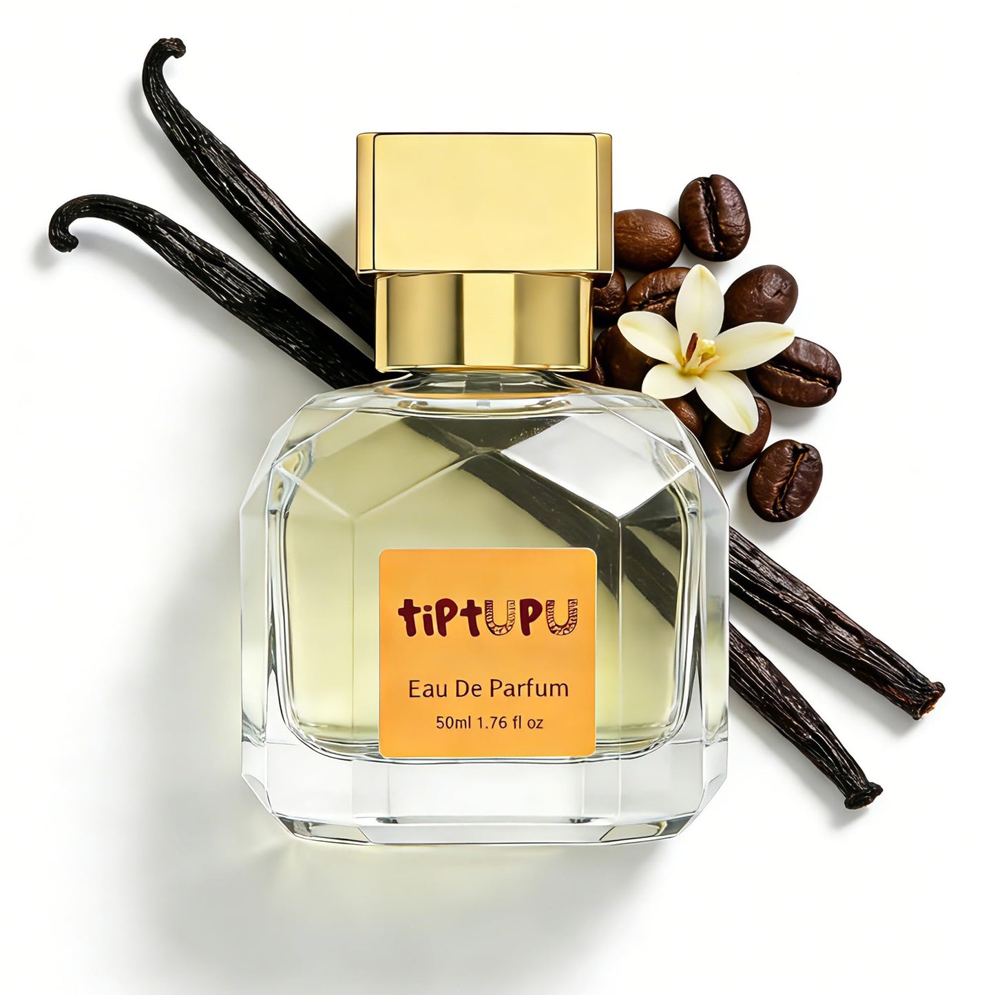 tiptupu Ambery Vanilla Eau de Parfum for Women, Inspired by Y.SL's Black O.pium, Feminine Fragrance 1.76 Fl Oz Spray 50ml
