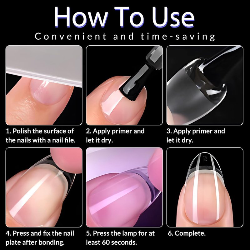 Skiennix 600pcs Short Square Nail Tips - Full Cover Soft Gel Fake Nails for DIY Nail Art | 15 Sizes