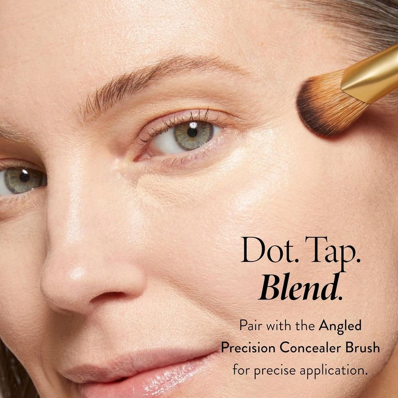 LAURA GELLER NEW YORK Ideal Fix Under Eye Concealer - Full Coverage, Anti-Aging Formula - 1 Porcelain, Hydrating & Crease-Free