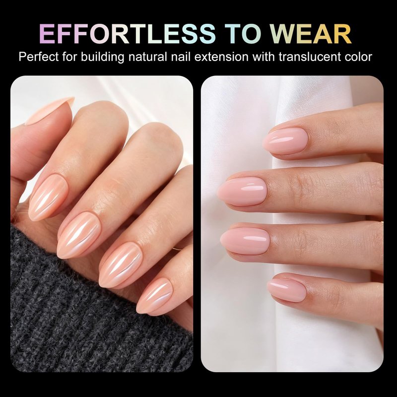 CyyaPeaap Medium Almond Nail Tips - 12 Sizes 240 PCS Half Matte Full Cover Clear Fake Nails Soft Gel Pre-shaped Press On False Nails Acrylic Soft Nail Tips Medium Extension Manicure DIY Gelly Tips