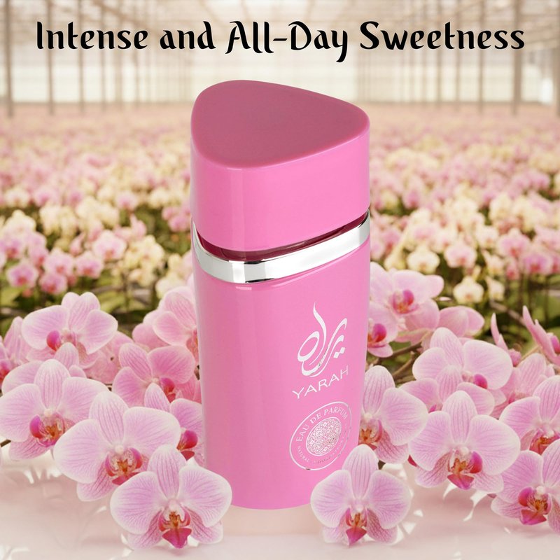 SAADAH Yarah Eau De Parfum for Women 4.0 Fl.oz, 120ml Oriental Vanilla Gourmand Perfume, Sweet Orchid Tangerine Tropical Fruits, Vanilla Musk Sandalwood, Long Lasting Powdery Luxury Fragrance