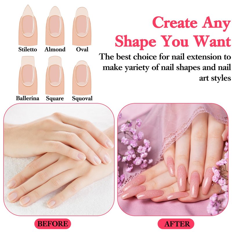200 Pcs Silk Nail Wraps Extensions Fiberglass Nail Silk Wrap Art Extension Protector Nails Repair Kit for Split Broken Natural Nails Ideal for Home and Salon Use