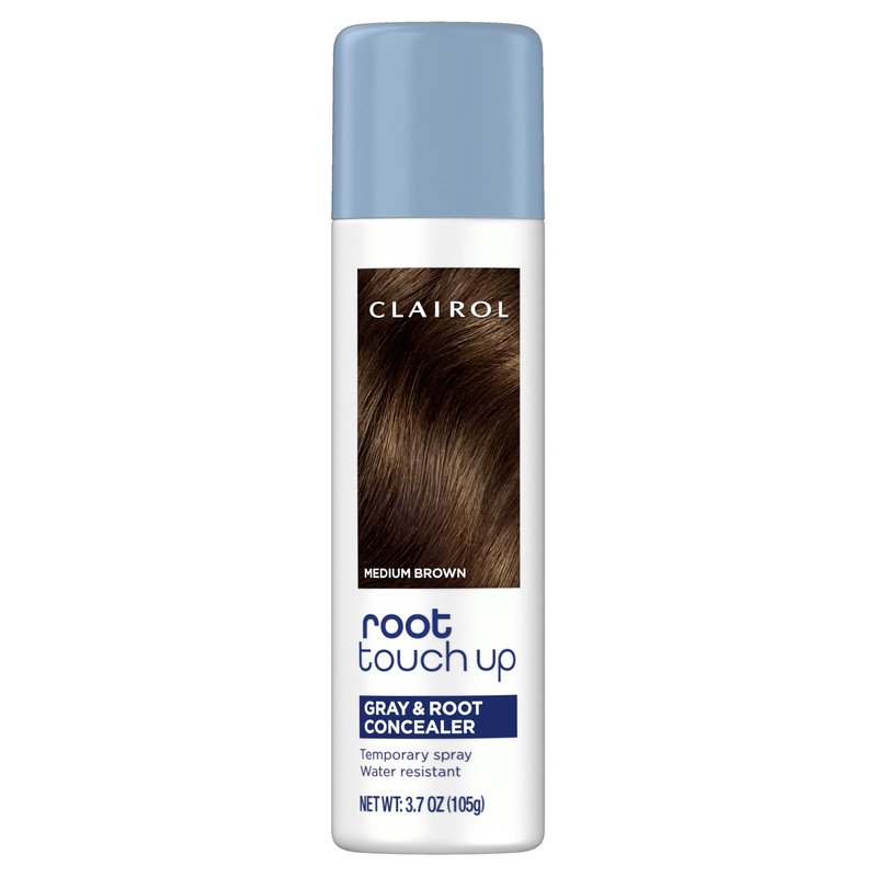 Clairol Root Touch-Up Temporary Hair Coloring Spray, Medium Brown Hair Color | Instant Natural-Looking Gray Root Coverage | Ammonia Free | Lightweight Formula | Pack of 1