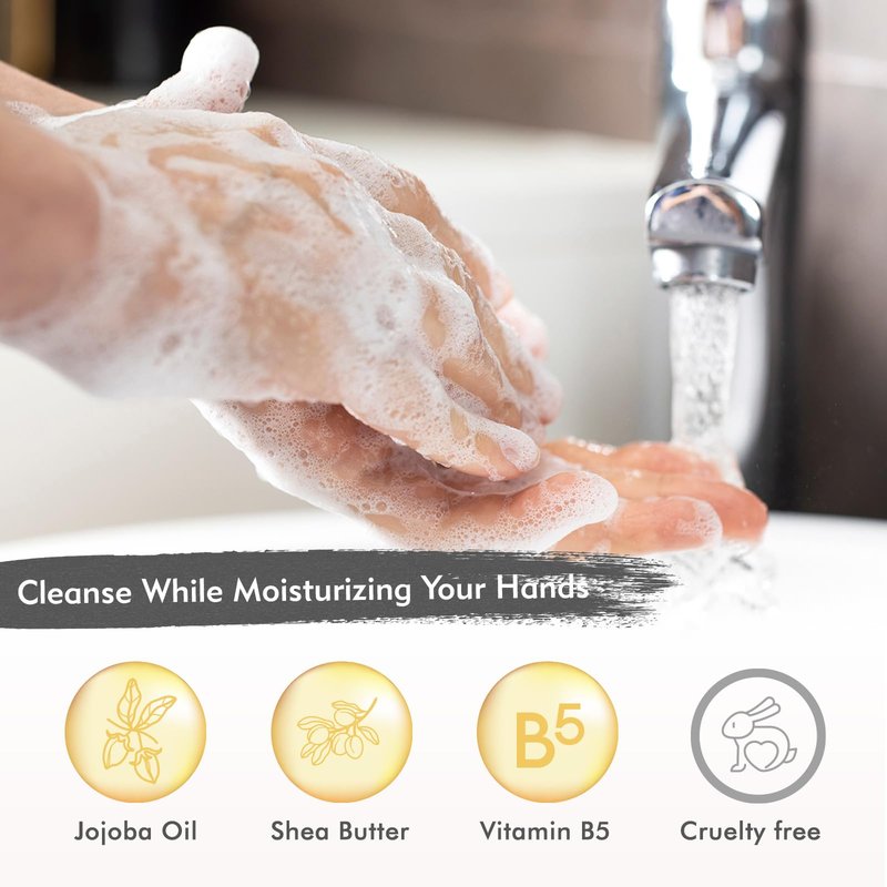 ROMIIE ZOI Hand Soap Refills, Gardenia Liquid Hand Soap, Large 750 ML / 26 FL OZ Bottles (Pack of 3), Gentle & Moisturizing Formula, Natural & Cruelty-Free for Kitchen and Bathroom Soap Dispensers