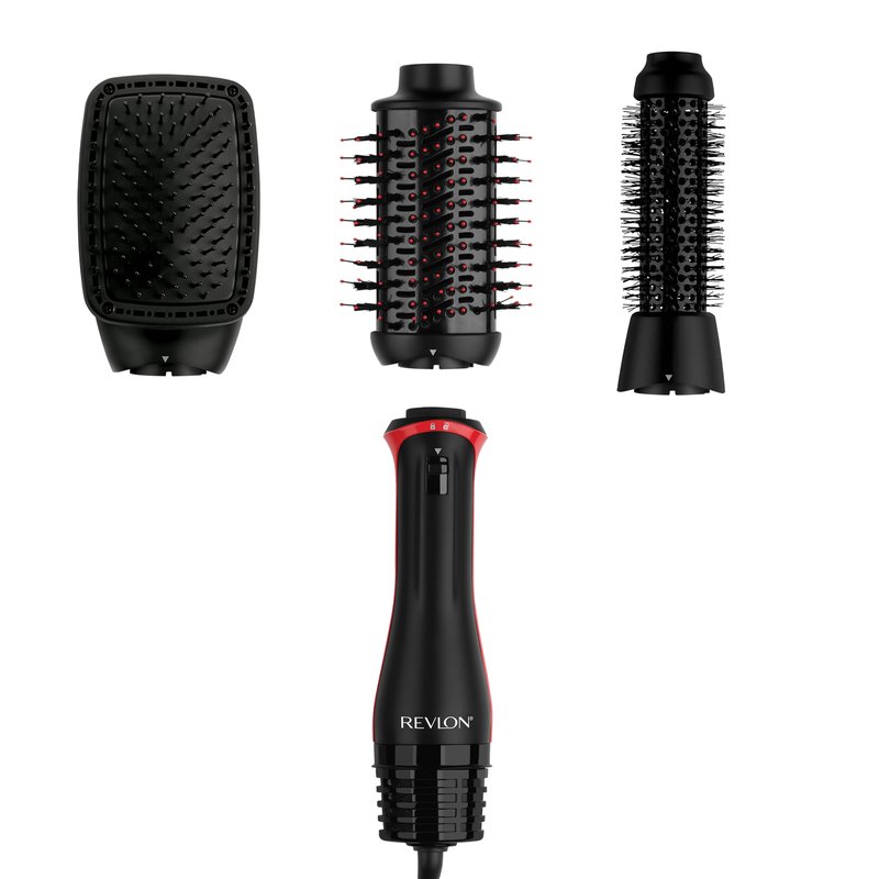 REVLON 3-in-1 Multi-Styler, Blow Dryer Brush, Blowout and Hair Straightener Brush in One to Dry, Curl, Smooth, Shape and Volumize Hair for Gorgeous Salon Blowouts