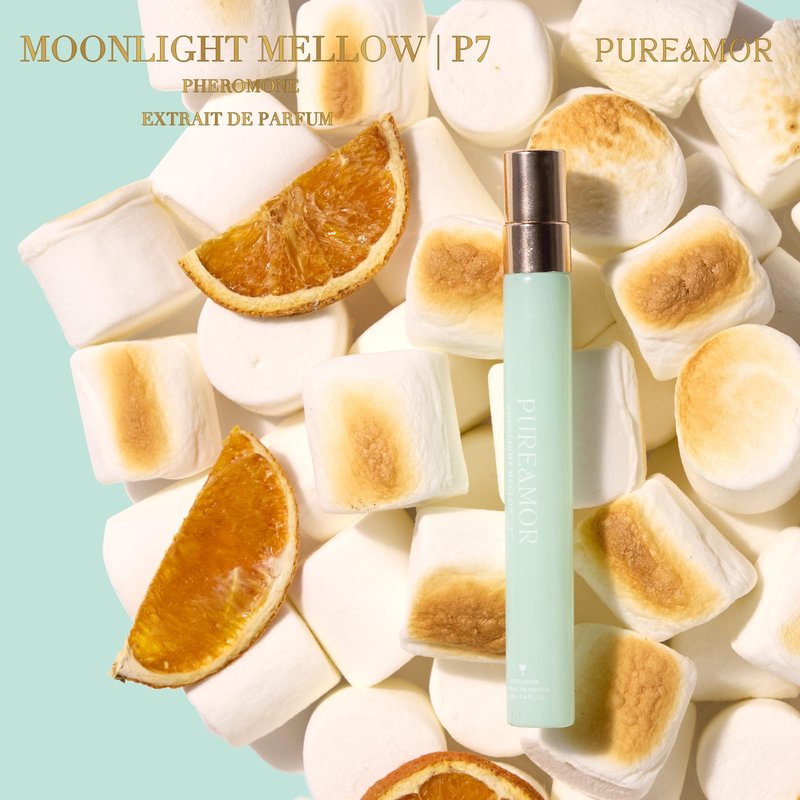 PUREAMOR Pheromone Perfume for Women, Moonlight Mellow Extrait de Parfum - Long Lasting Sweet Floral Gourmand Scent, 30% High Concentration, Travel Size Fragrance Spray, 0.4 oz / 12ml