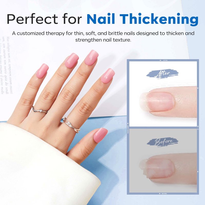 modelones Builder Rubber Gel Base Coat for Nails, Clear Rubber Base Gel Nail Polish for Strengthen/Apex Building/Enhance/Reinforced Long Lasting Fiber Protect Soak Off U V LED Gift for Thin Weak Nails