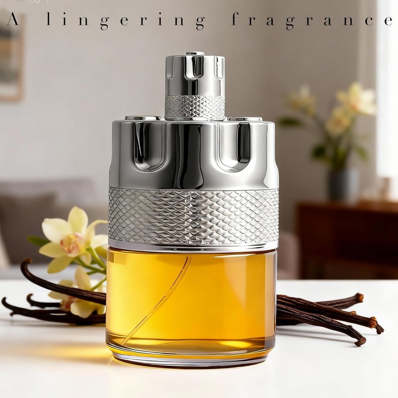 AFLUXE Azura Noir Men's Cologne - Woody Spicy Eau de Parfum, 100ml | Long-Lasting Fresh Citrus & Vetiver