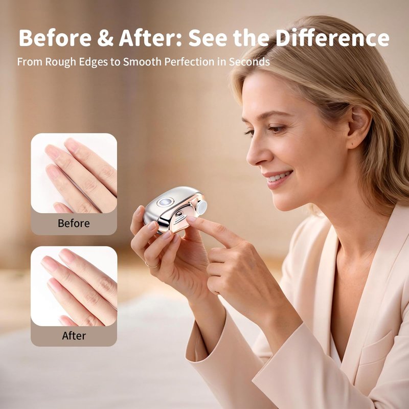 Electric Nail Clipper (Grey)