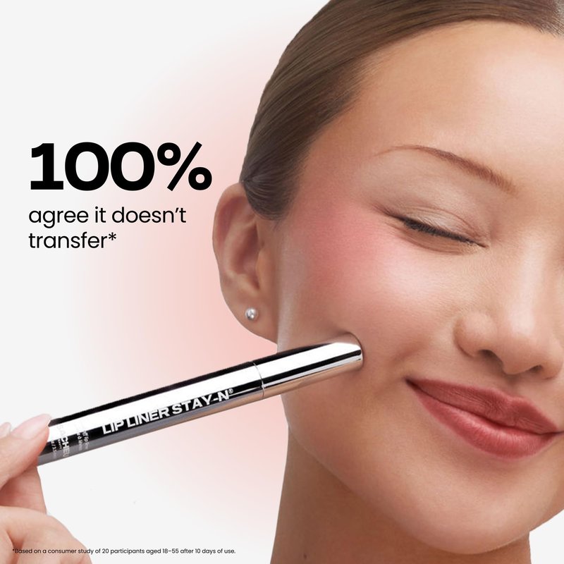 Sacheu Lip Liner STAY-N Peel Off Lip Stain — Long Lasting Waterproof Lip Tint with Hyaluronic Acid & Vitamin E — Transfer Proof Matte Finish, Vegan & Cruelty-Free (SINamon)