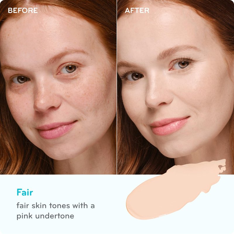 Pūrlisse Perfect Glow BB Cream Concealer - Hydrating Oil-Free Under Eye Concealer with Jasmine & Goji - Fair (0.34 oz)