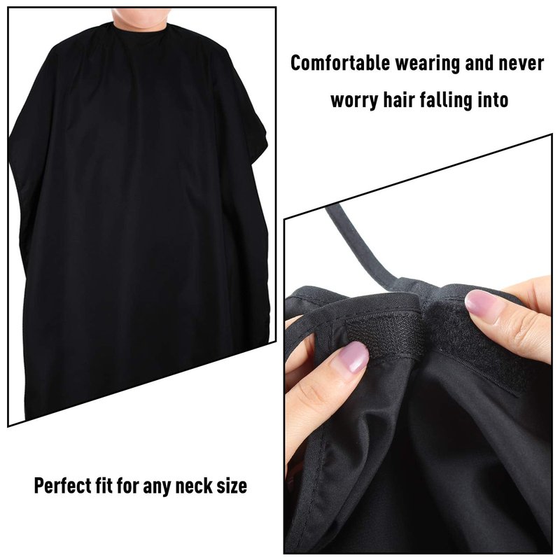 Geyoga 2 Pcs Kids Barber Cape Kids Hair Cutting Capes for Salon Waterproof Apron for Haircut 47. 3 x 31. 5 Inch