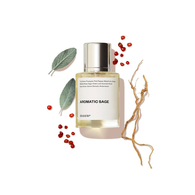 Dossier Aromatic Sage Eau de Parfum - Inspired by Born in Roma Uomo - Long-Lasting Masculine Scent - 1.7 fl oz (50ml)