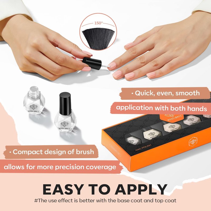 modelones Nail Strengthener and Growth Scented Blue Nail Polish Nail Hardener Extra Strong and Growth Nail Repair for Damaged Nails Women Nail Care Salon Home Gift