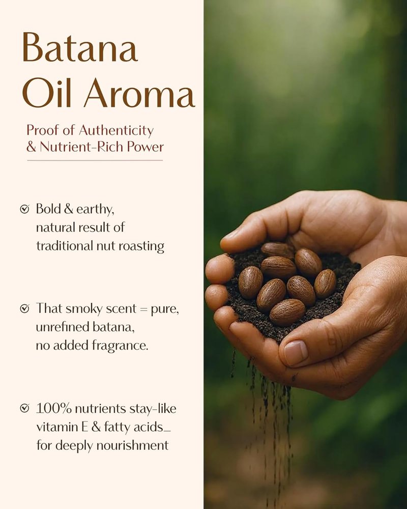 Batana Oil for Hair Volume - Enhance Density & Nourish Scalp | Relieves Dryness & Itchiness