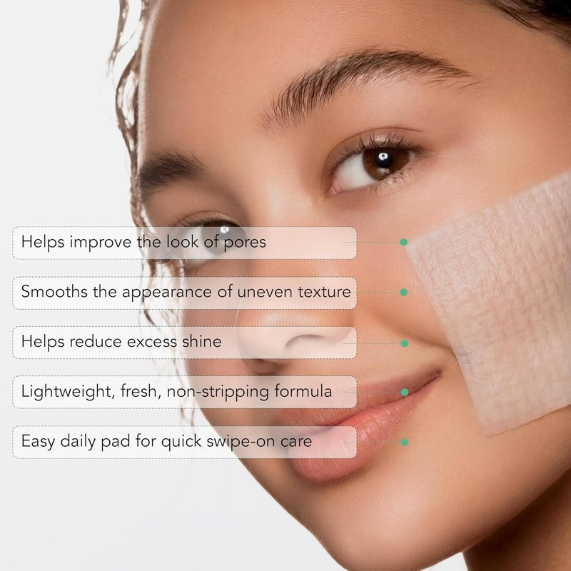 Leaders Pore Tightening Toner Pads - Triple-Action Pore Improvement | Vegan & Clinically Proven | 50 Pads x 170ml