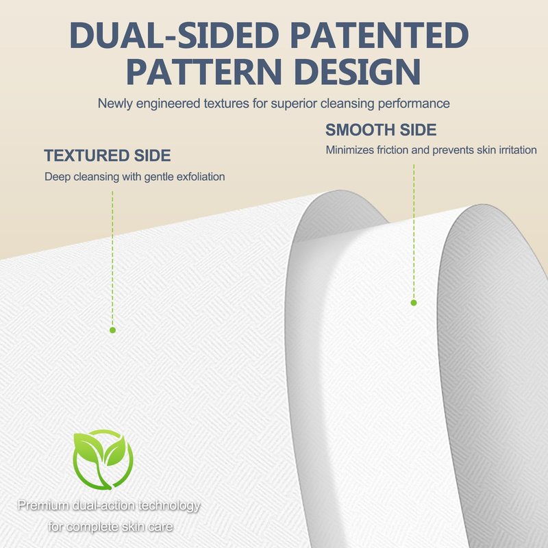 Premium Disposable Face Towels, 10"x12" XL, 90gsm Ultra-Thick 100% USDA Biobased Facial Towel, Gentle for All Skin Types, Magnetic Closure Box with Visibility Window (1 pack of 50ct)