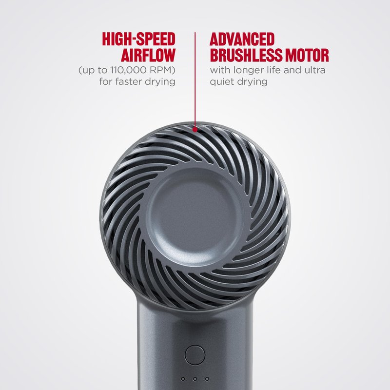 Revlon PowerMove Hair Dryer, Lightweight Blow Dryer with Salon-Quality Performance, Quicker Drying Powered by Advanced BLDC Motor