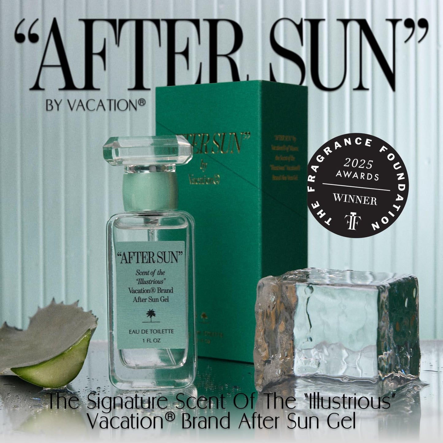 Vacation After Sun Eau de Toilette - Tropical Aloe Vera Scent | Travel Size 1 Fl. Oz.