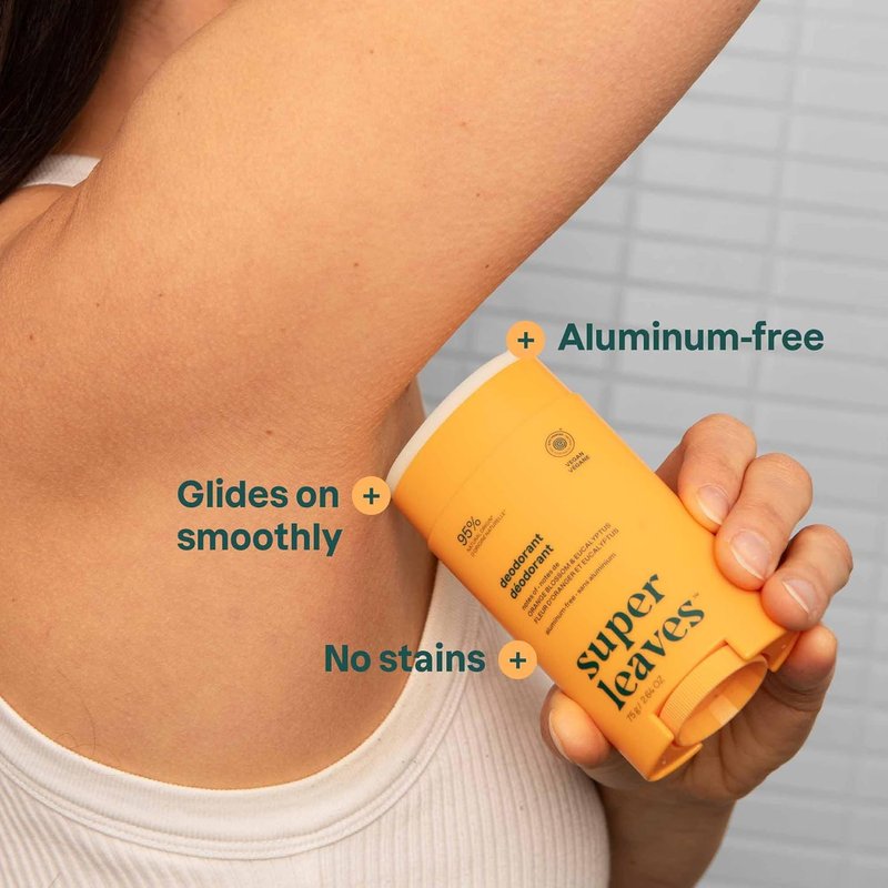 ATTITUDE Aluminum-Free Deodorant - Natural Ingredients, EWG Verified, Vegan | Orange Blossom & Eucalyptus, 2.64 Oz