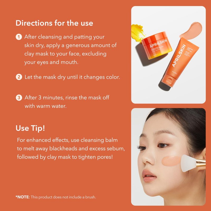 Carrotene IPMP Clay Mask - 3-Min Quick Dry Pore Care | Kaolin & Zinc PCA | Vegan Korean Skin Care | 100g (3.52 oz)