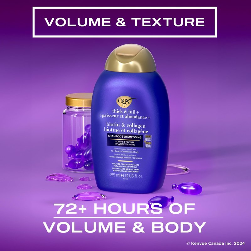 Ogx Biotin and Collagen Shampoo 385 ml by Ogx