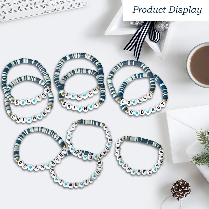 pupvus 10PCS Singer Friendship Bracelets Merch - Outfits Accessories Perfect Merchandise for Fans' Birthdays, Concert Outfits, and Party Favors, for Fans