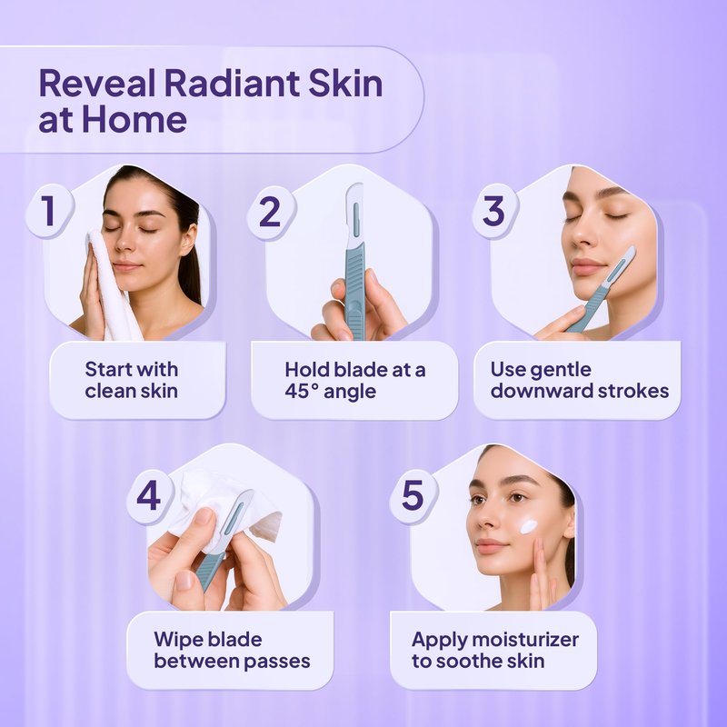 MyMed Disposable 14R Dermaplaning Razors - Pack of 20 Dermaplane Razor for Women Face, Dermaplane Scalpels Dermaplaning Tool for Face