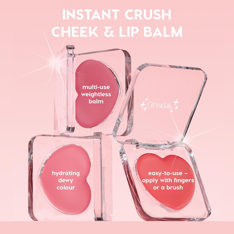 ColourPop Instant Crush Lip and Cheek Tint - Multi-Use Dewy Balm with a Weightless, Long-Lasting Formula - Cream Blush Balm Infused with Shea Butter to Nourish Skin - It's a Look
