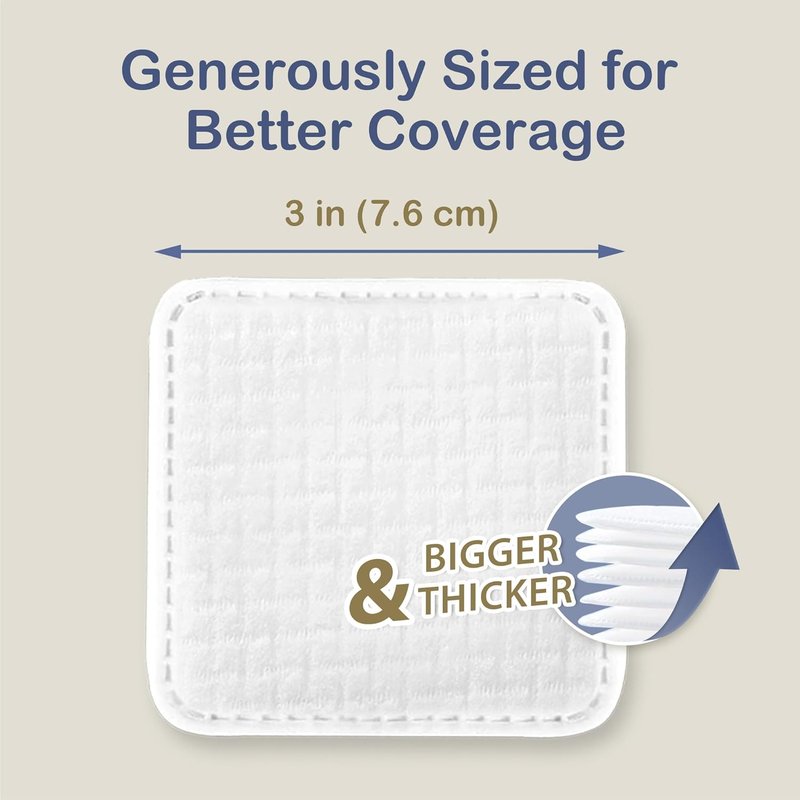 Large Cotton Pads for Face - Soft Lint-Free Cleansing Rounds | 3x3 Inch, 60 Count