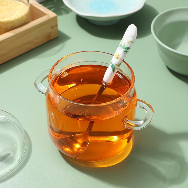 Hemoton Glass Stewing Pot with Lid,350ml/11oz Heat-Resistant Transparent Glass Pot,Clear Simmer,High Borosilicate Cooking,Anti-Scalding Stewing for Soup, Noodles, Milk, and Tea