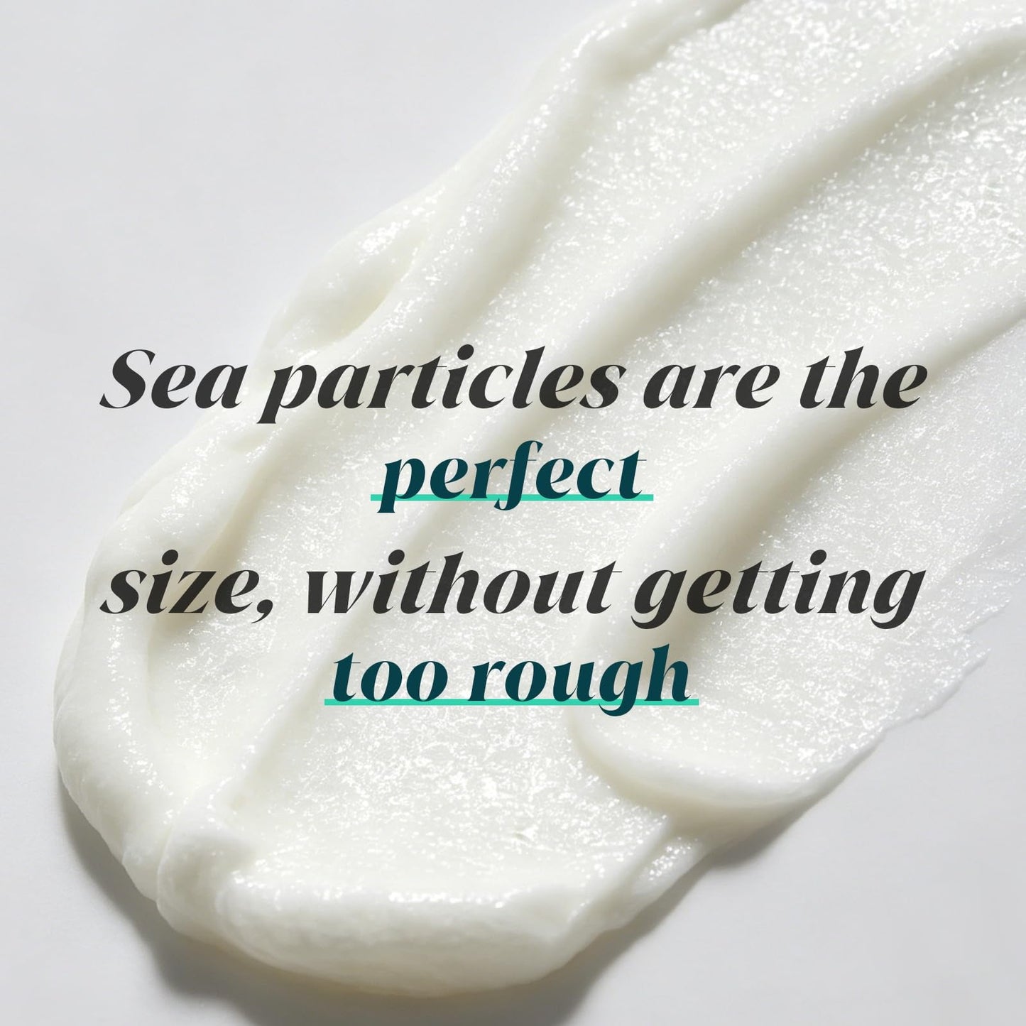 【Sea Salt Exfoliating Scrub】 – Foot Care Scrub for Dead Skin, Calluses & Cracked Heels – Gently Buffs Rough Dry Feet, Hydrating Foot Polish