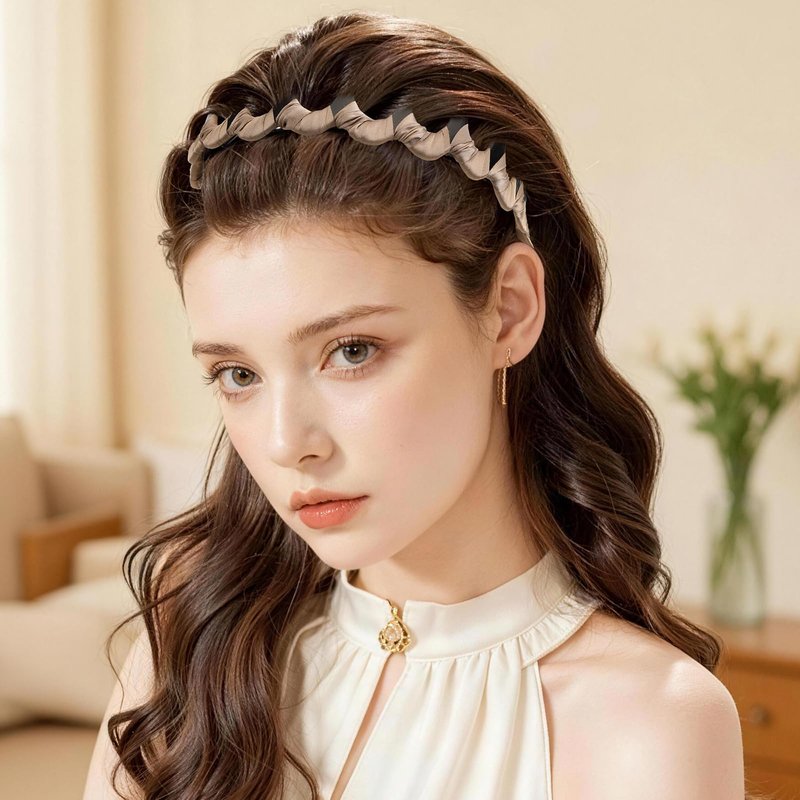 Molizummy 6 PCS High Cranium Headbands for Women Girls, Non Slip Zig Zag Headband with Teeth, Reversible Retro High Skull Headbands, Plastic Comb Head Band U Shape Vintage Hair Accessories