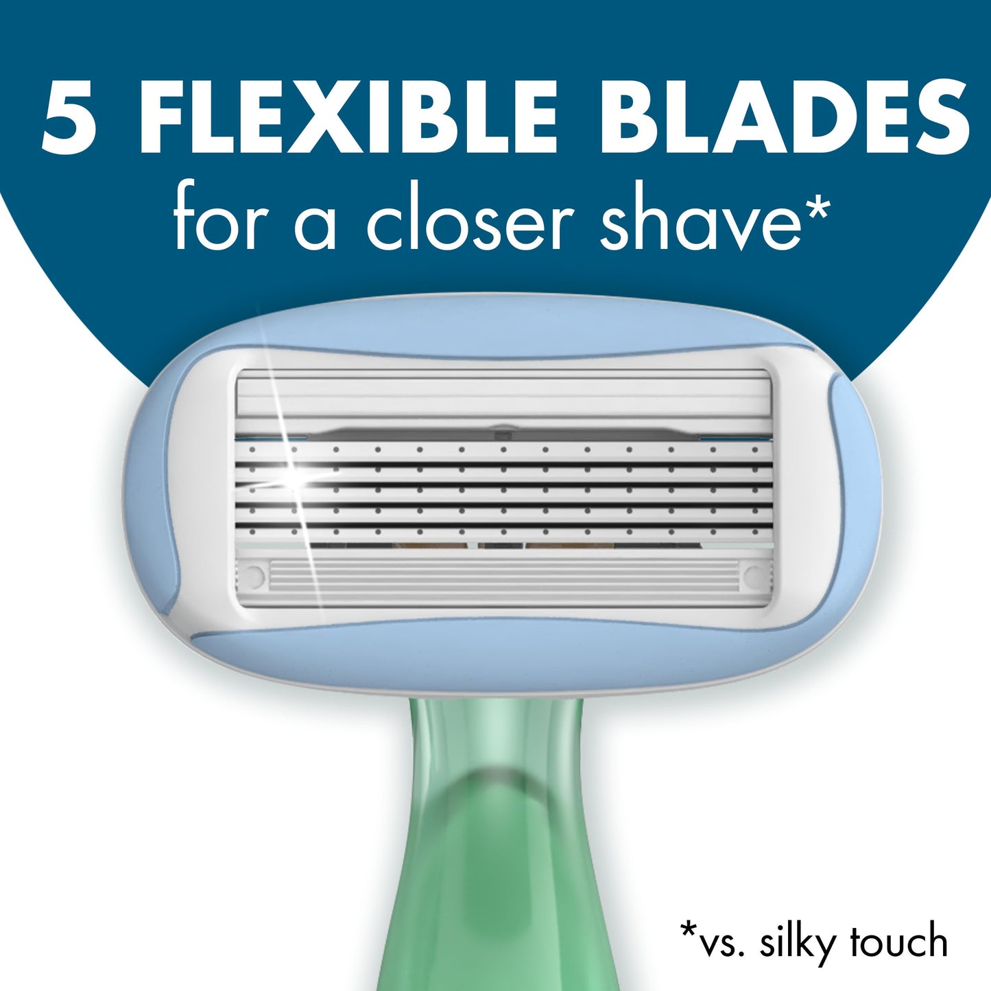 BIC Soleil 5 Escape Scented Women's Disposable Razors, 5 Blades, Comfortable Shave, Jasmine & Eucalyptus Scented Handle Shaving Razors for Women, 2 Count