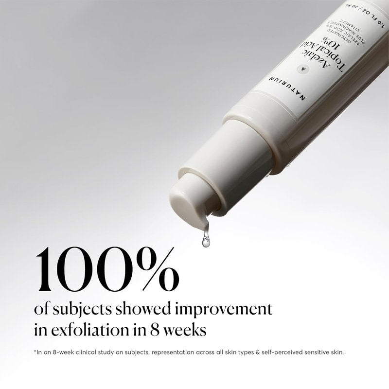 Naturium Azelaic Acid 10% Treatment | Face & Skin Care with Niacinamide & Vitamin C - 1 oz