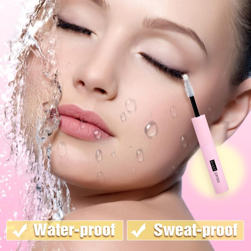 Lash Glue Bond and Seal Long Lasting Strong Hold Waterproof 2 in 1 Cluster Eyelash Glue for DIY Lash Extensions by Mavphnee