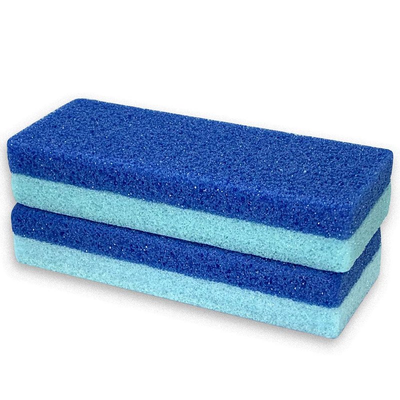 Foot Exfoliator File Scrubber - Callus Remover Pedicure Tool | 2-Pack Salon Quality Pads for Men & Women